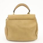 MIU MIU Leather 2Way Shoulder Bag Hand Bag Beige Used - 图片 2