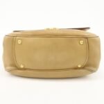 MIU MIU Leather 2Way Shoulder Bag Hand Bag Beige Used - 图片 5