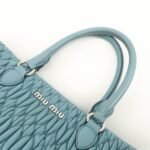 MIU MIU Matelasse Nappa Crystal Leather 2WAY Bag RN0958 Used - 图片 6