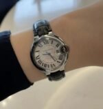 Cartier Ballon Bleu de Cartier watch, 42 mm, steel, leather-P17311139 - 图片 4