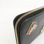 PRADA Logo Saffiano Leather Zippy Long Wallet Black 1ML506 - 图片 11