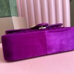 GG Velvet Small Marmont shoulder bag - 图片 5