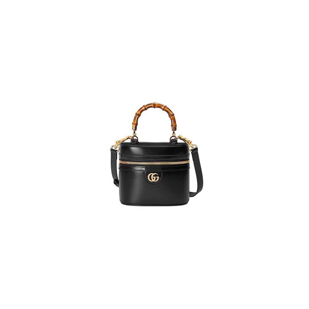 GG Mini bamboo shoulder bag