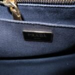 PRADA Canapa Mini Canvas 2Way Hand Bag Tote Bag Black 1BG439 Used - 图片 23