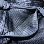 PRADA Triangle Logo Leather Nylon Hand Bag Purple B8495 - 图片 21