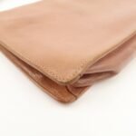 PRADA Triangle Logo Leather Shoulder Bag Hand Bag Brown Used - 图片 13