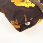 PRADA Triangle Logo 2Way Hand Bag Shoulder Bag Brown Yellow BN1052 Used - 图片 13