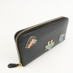 PRADA Logo Saffiano Leather Zippy Long Wallet Black 1ML506 - 图片 4