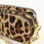MIU MIU Unborn Calf Leather Shoulder Bag Beige Brown Used - 图片 19