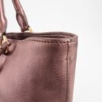 PRADA Leather 2Way Tote Bag Shoulder Bag Metallic Pink BN1713 Used - 图片 17