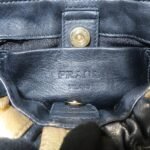 PRADA Leather Hand Bag Black Gold Hardware - 图片 21