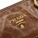 PRADA Logo Leather 2Way Bag Tote Bag Shoulder Bag Brown BL0727 Used - 图片 18