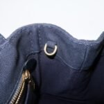 PRADA Canapa Mini Canvas 2Way Hand Bag Tote Bag Black 1BG439 Used - 图片 22
