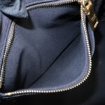 PRADA Triangle Logo Denim Canapa Bijoux 2Way Hand Bag Black B2642B - 图片 21