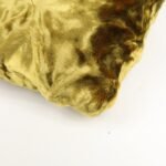 MIU MIU Satin Velour Suede Shoulder Bag Drawstring Bag Gold Black Used - 图片 12