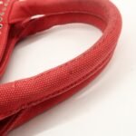PRADA Canapa Mini Canvas Hand Bag Castilian Red BN2439 - 图片 8