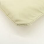 PRADA Triangle Logo Nylon Shoulder Bag Crossbody Bag Beige B7372 Used - 图片 14