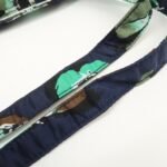 PRADA Triangle Logo Nylon Tote Bag w/Pouch Flower Print Navy B4626B Used - 图片 7
