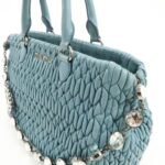 MIU MIU Matelasse Nappa Crystal Leather 2WAY Bag RN0958 Used - 图片 14