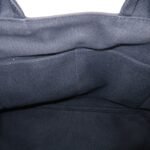 PRADA Triangle Logo Denim Canapa Bijoux 2Way Hand Bag Black B2642B - 图片 22