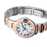 Cartier Ballon Bleu de Cartier watch, 33 mm, mechanical movement with automatic winding. Steel case, rose gold-P17311142 - 图片 5