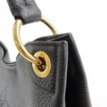 PRADA VITTELLO PHOENIX Triangle Logo Leather Shoulder Bag Black 1BC051 Used - 图片 17