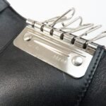 PRADA Triangle Logo Nylon 6 Key Case Key Holder Black M26X Used - 图片 18