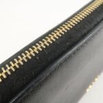 PRADA Logo Saffiano Leather Zippy Long Wallet Black 1ML506 - 图片 13