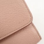 MIU MIU Leather Bi-fold Wallet Compact Wallet Pink 5ML014 Used - 图片 19