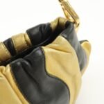 PRADA Leather Hand Bag Black Gold Hardware - 图片 16