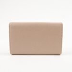 PRADA Logo Leather 4 Rings Key Case Key Holder Beige 1PG004 Used - 图片 2