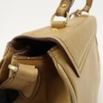 MIU MIU Leather 2Way Shoulder Bag Hand Bag Beige Used - 图片 16