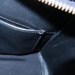 PRADA Leather 2Way Bag Hand Bag Black Gold Hardware Used - 图片 23
