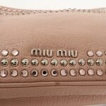 MIU MIU Leather Bijoux Shoulder Bag Crossbody Bag Pink Used - 图片 17