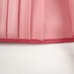 PRADA Logo Leather Bi-Fold Wallet Small Wallet Pink 1ML018 Used - 图片 18