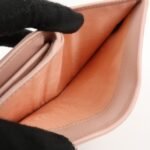 MIU MIU Matelasse Leather Tri-fold Wallet Pink Used - 图片 18