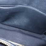 PRADA Leather 2Way Bag Hand Bag Black Gold Hardware Used - 图片 22