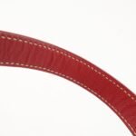 PRADA Triangle Logo Nylon Leather 2Way Shoulder Bag Hand Bag Red Used - 图片 9