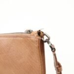 PRADA Triangle Logo Leather Shoulder Bag Hand Bag Brown Used - 图片 17