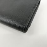 PRADA Triangle Logo Saffiano Leather Key Case Black 1M0222 Used - 图片 9
