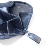PRADA Triangle Logo Saffiano Leather Round Zippy Coin Case Black - 图片 18