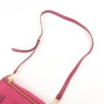 PRADA Nylon Saffiano Leather Flap Messenger Shoulder Bag Pink BT0697 Used - 图片 6