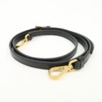 PRADA Leather 2Way Bag Hand Bag Black Gold Hardware Used - 图片 10
