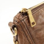PRADA Logo Leather 2Way Bag Tote Bag Shoulder Bag Brown BL0727 Used - 图片 16