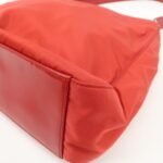 PRADA Nylon Patent Leather Shoulder Bag Red B8844 - 图片 11
