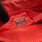 PRADA Nylon Patent Leather Shoulder Bag Red B8844 - 图片 23