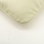 PRADA Triangle Logo Nylon Shoulder Bag Crossbody Bag Beige B7372 Used - 图片 12