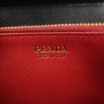 PRADA Logo Saffiano Leather Zippy Long Wallet Black 1ML506 - 图片 21