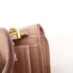 MIU MIU Leather Bi-fold Wallet Compact Wallet Pink 5ML014 Used - 图片 18