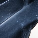 PRADA Saffiano Leather Envelope Flap Long Wallet Black 1M1175 Used - 图片 17